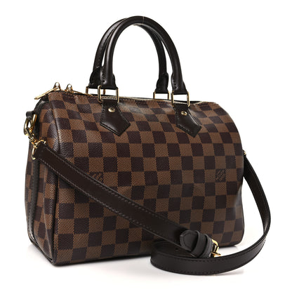 Louis Vuitton Damier Ebene Speedy Bandouliere 25 3 of 10