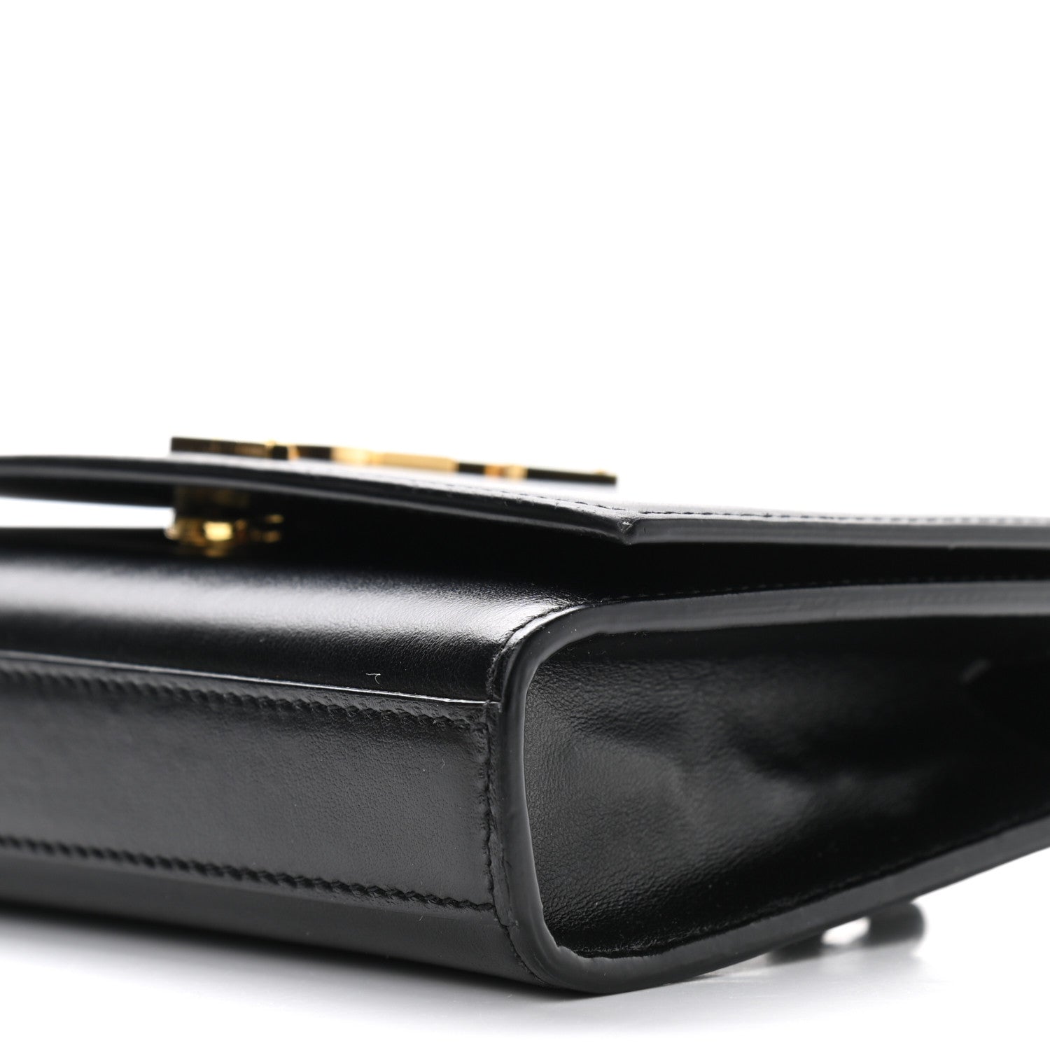Saint Laurent Smooth Calfskin Monogram Kate Belt Bag Black 8 of 11