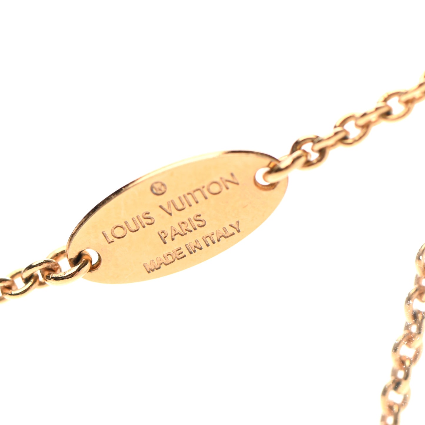 Vuittonite Rat Necklace Gold