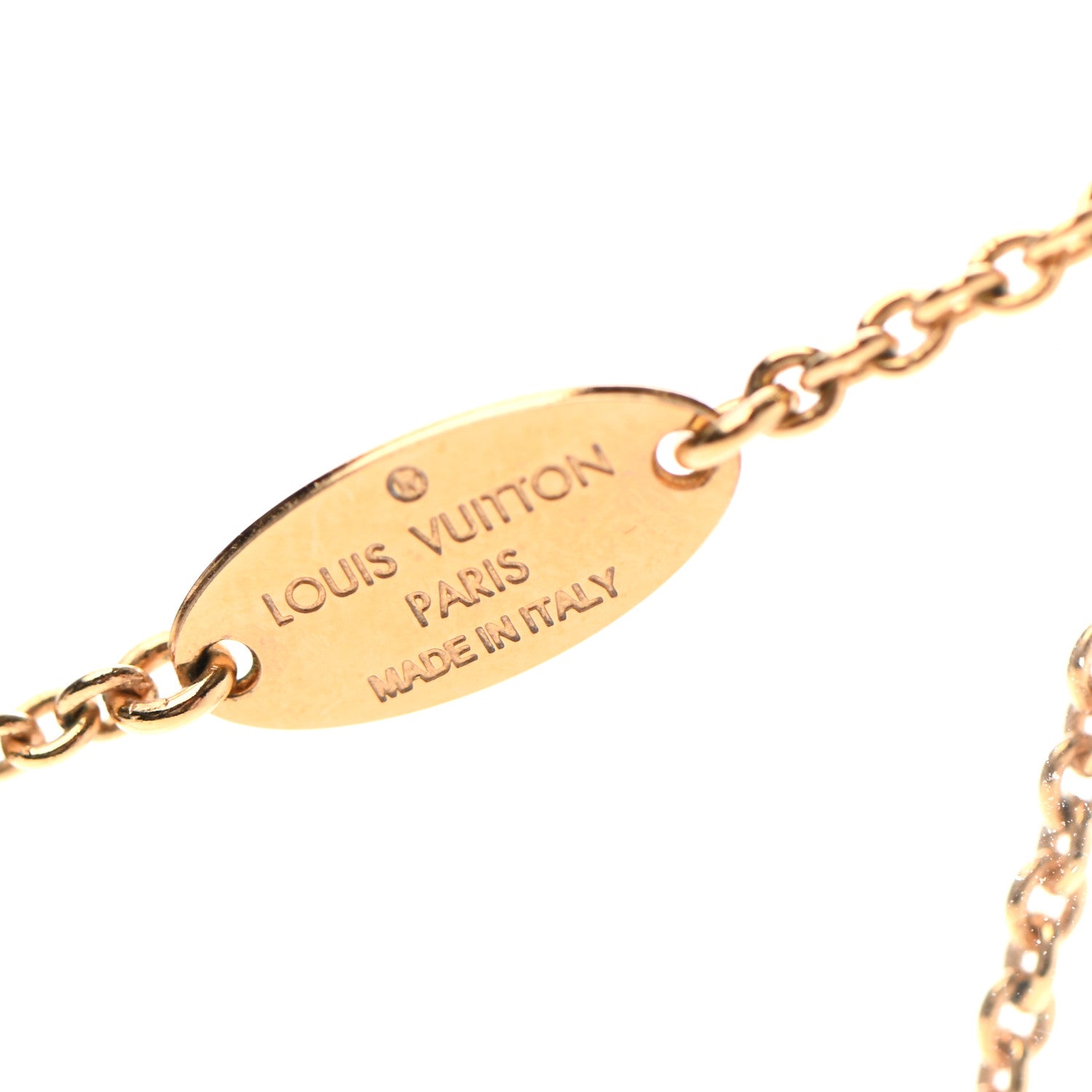Louis Vuitton Vuittonite Rat Necklace Gold 6 of 7
