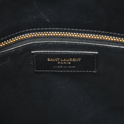 Saint Laurent Calfskin Love Patchwork Small Sac De Jour Black 9 of 11