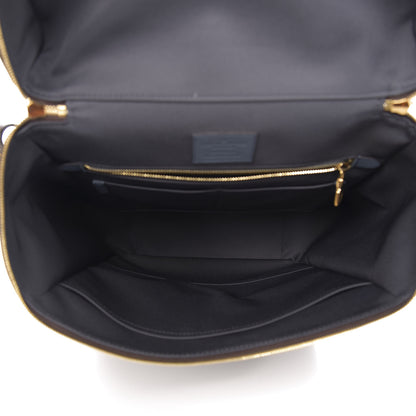 Louis Vuitton Monogram Cuir Slate Backpack Blue 4 of 9