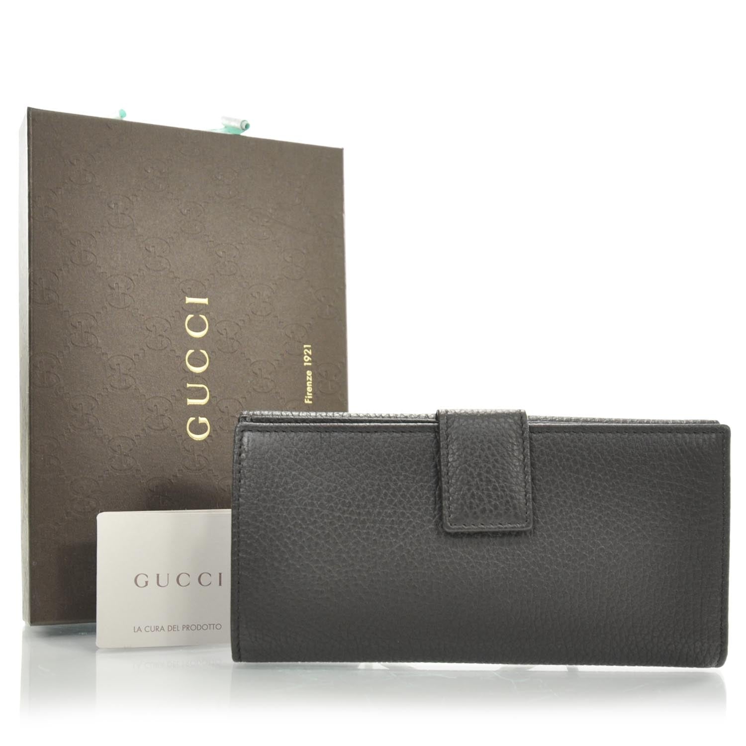Gucci Leather Continental Wallet Brown 3 of 7