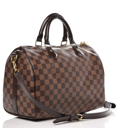 Louis Vuitton Damier Ebene Speedy Bandouliere 30 3 of 11