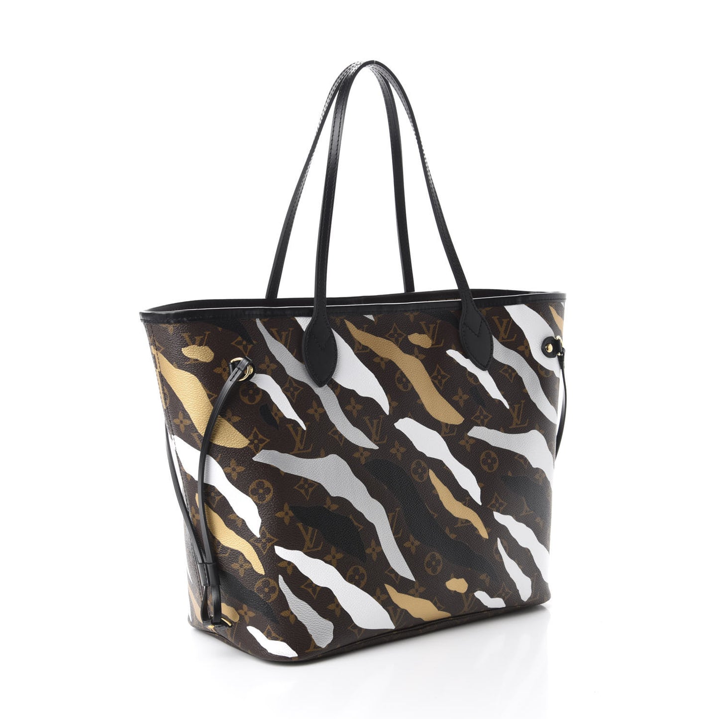 X LOL Monogram Neverfull MM Gold Silver