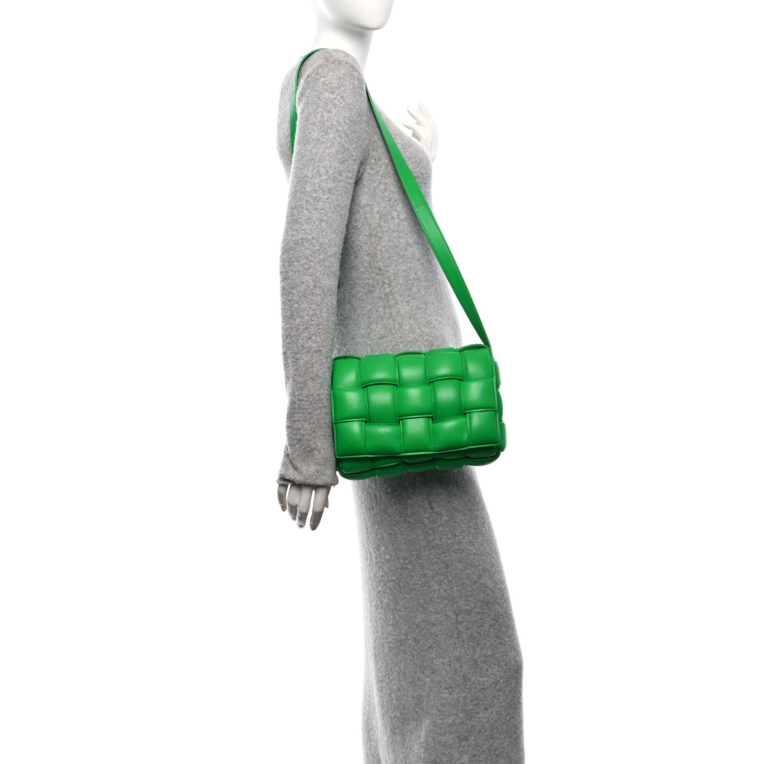 Bottega Veneta Nappa Maxi Intreccio Padded Cassette Crossbody Bag Parakeet 2 of 10