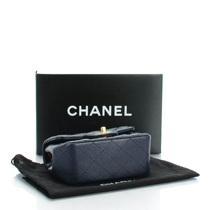 Chanel Caviar Quilted Mini Square Flap Navy 4 of 8
