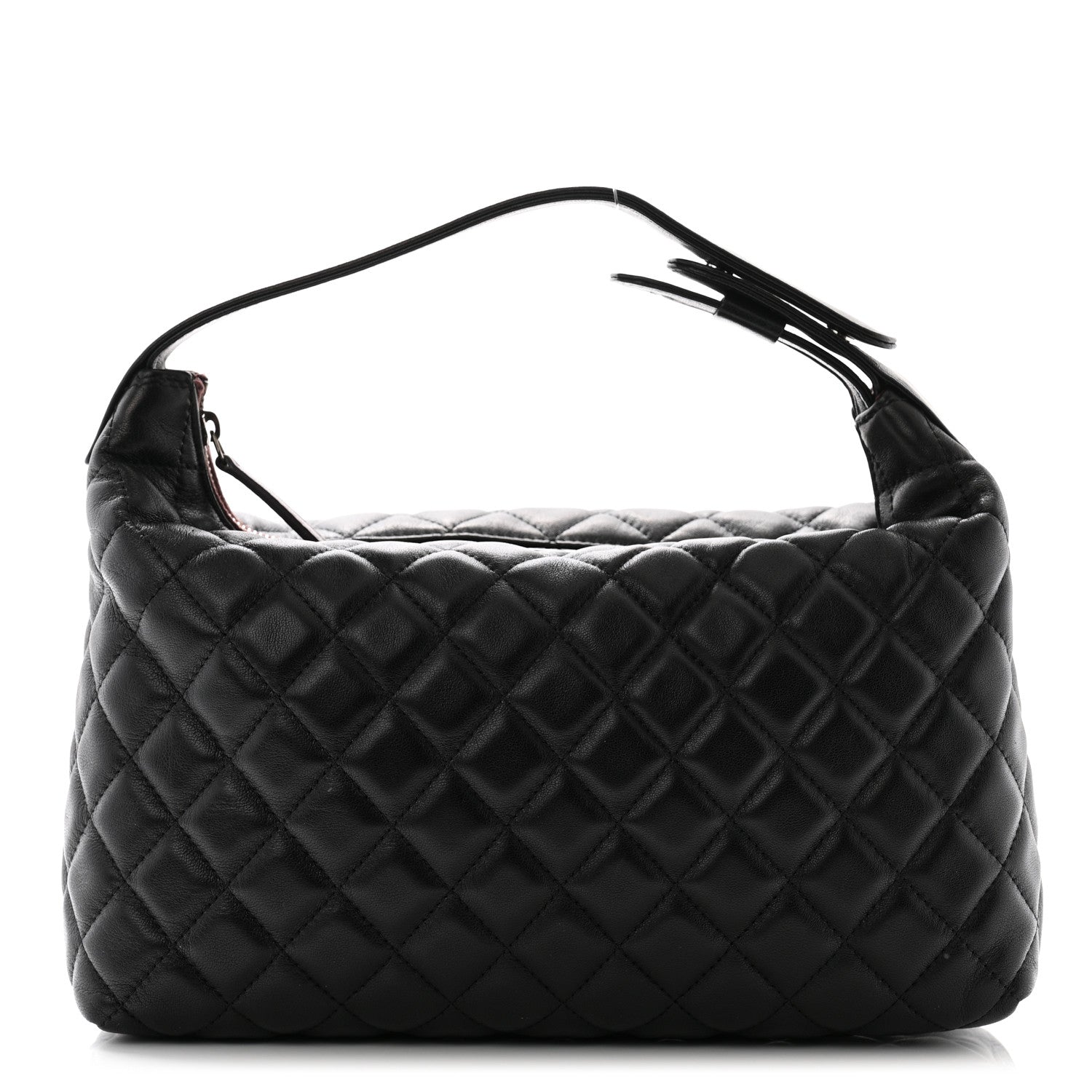Chanel Lambskin Quilted Hobo Black 1 of 9