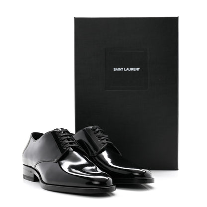 Saint Laurent Patent Calfskin Montaigne 25 Uniform 36 Black 9 of 9