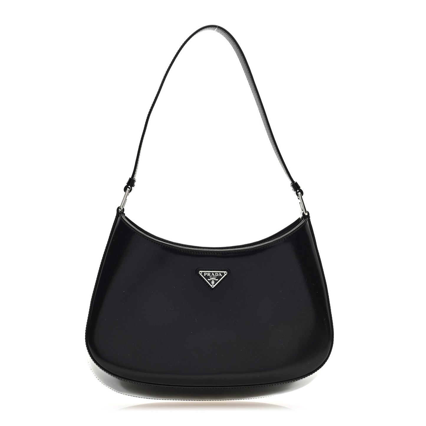 Spazzolato Cleo Shoulder Bag Black