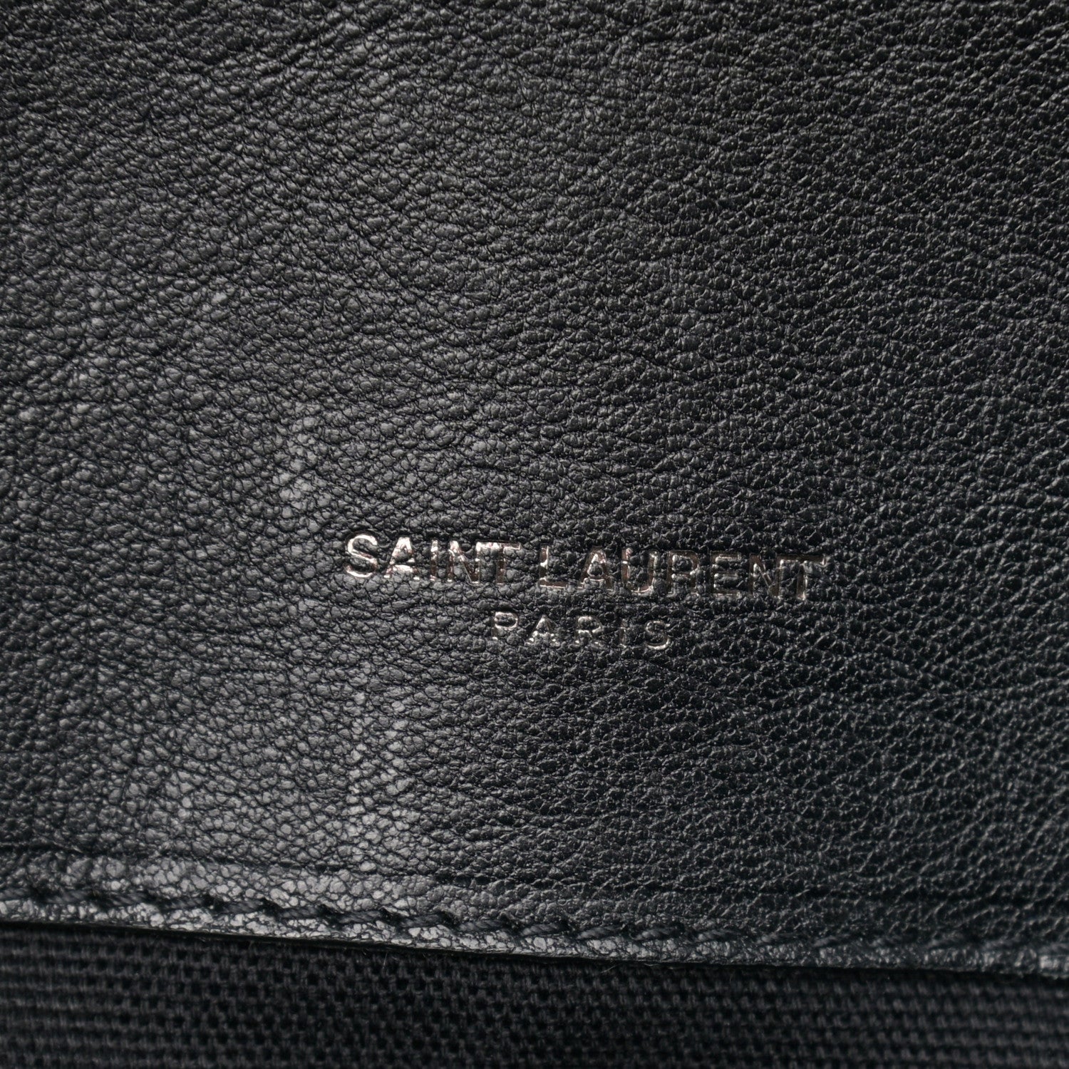 Saint Laurent Berber Chevron Tassel Monogram Large College Bag Black 6 of 12