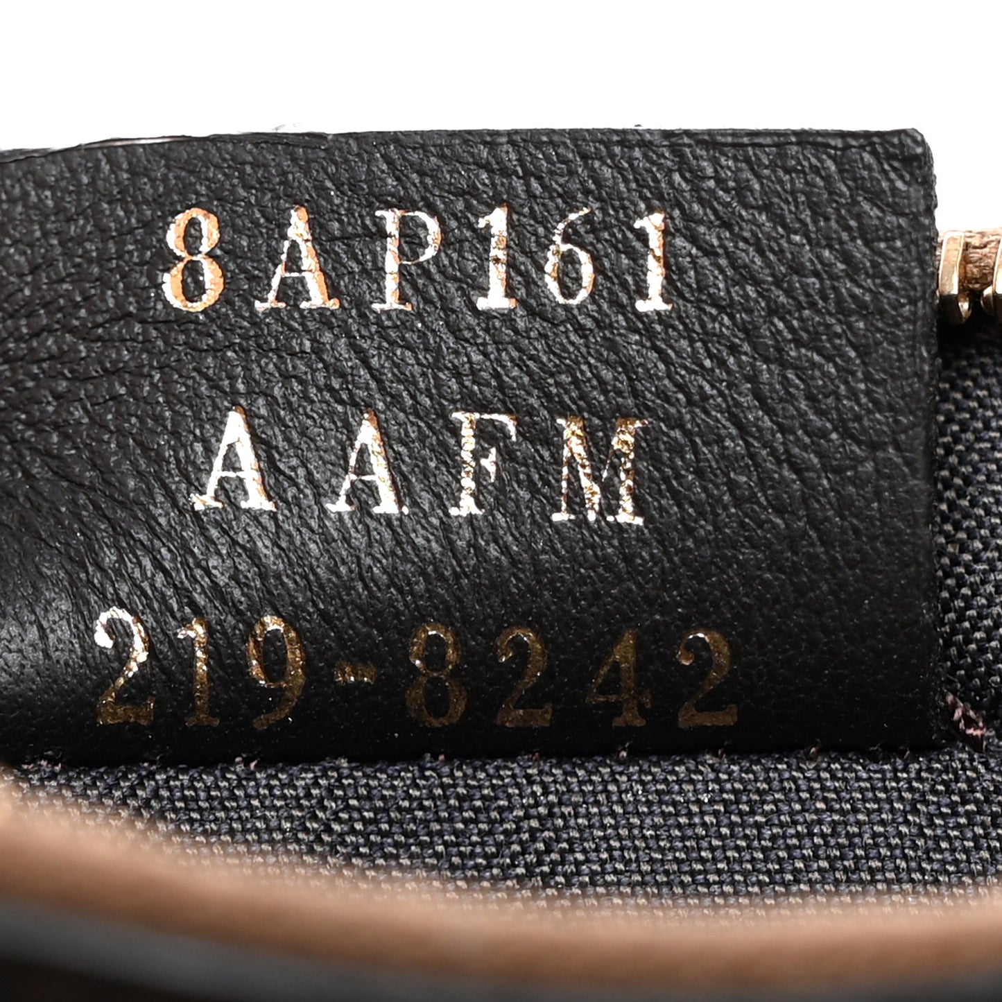 Vitello Soft F is Fendi Bi-Color FF 1974 Embossed Key Case Pouch Maya Black