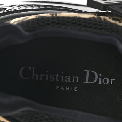 Christian Dior Technical Fabric Nylon Leopard Print Womens D-Wander Sneakers 41 Black 8 of 9