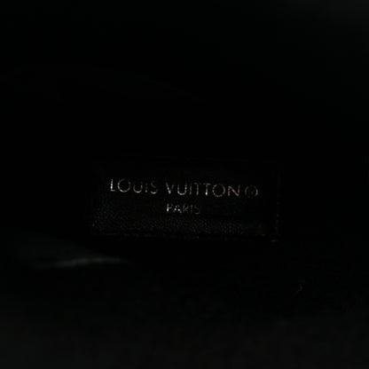 Louis Vuitton Suede Calfskin Shearling Snowdrop Flat Ankle Boot 37.5 Black 8 of 8