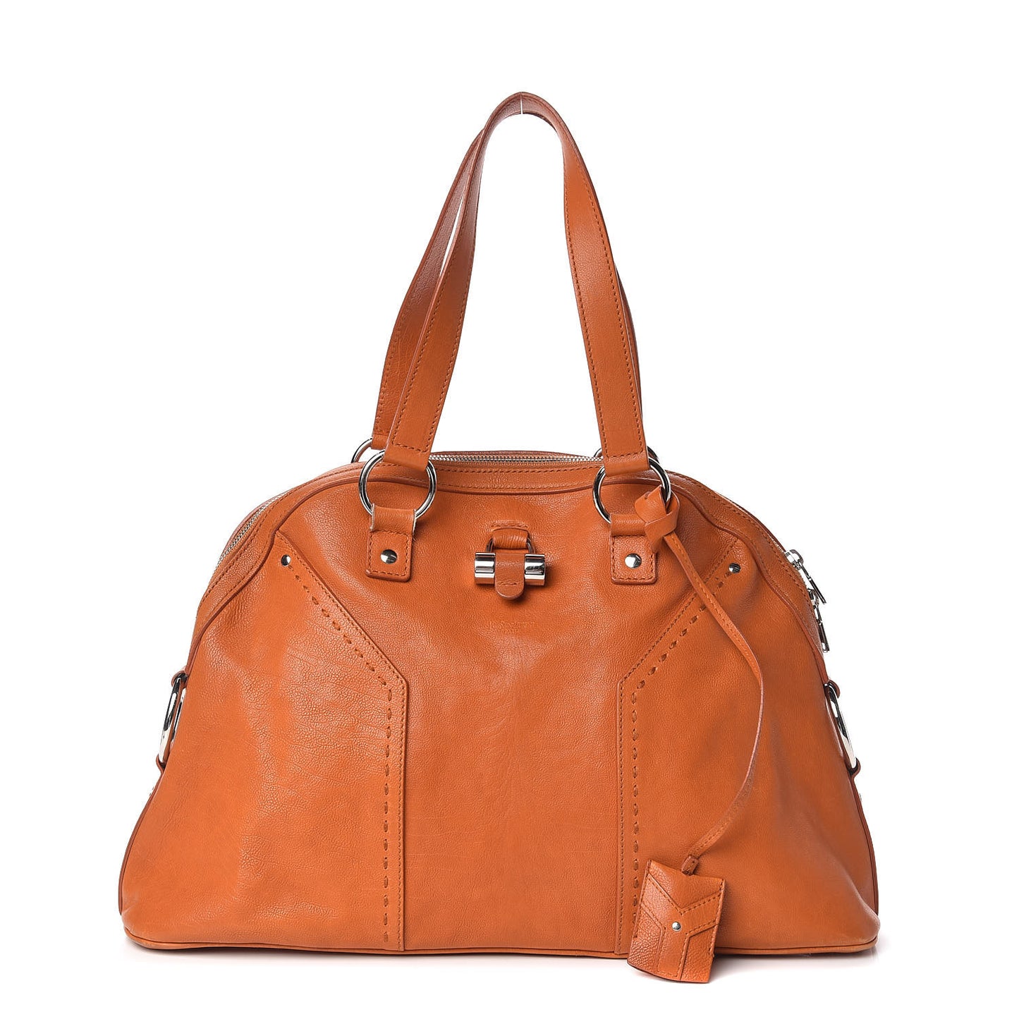 Calfskin Large Muse Orange