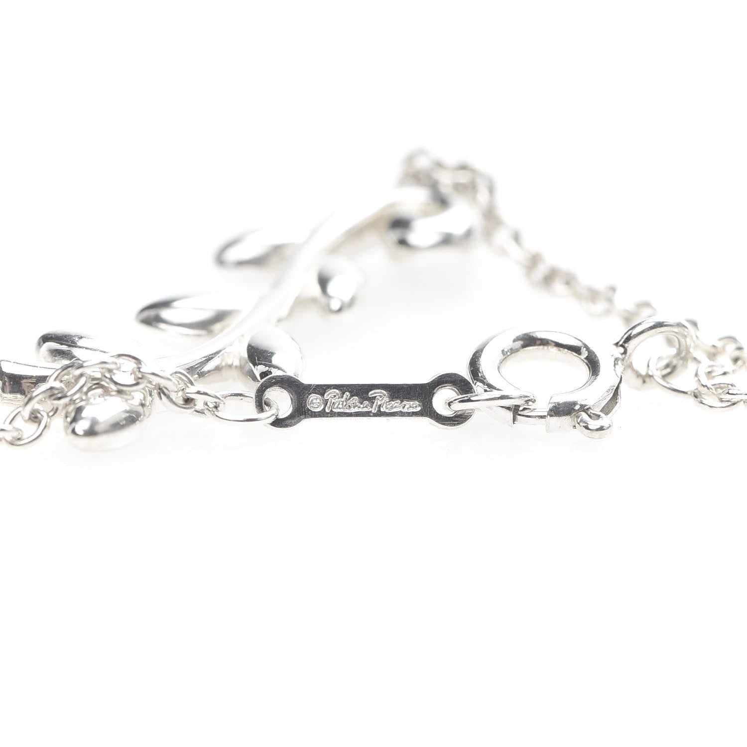 Tiffany Sterling Silver Paloma Picasso Olive Leaf Vine Bracelet 6 of 6