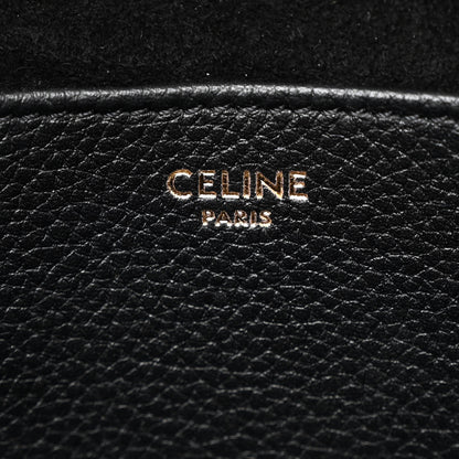 Celine Grained Calfskin Triomphe Mini Cabas Anais Black 6 of 11