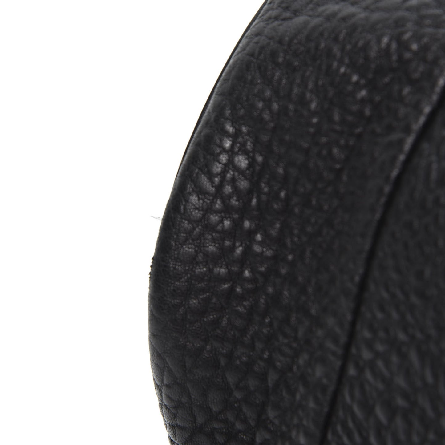 Pebbled Lambskin Rocco Black Rose Gold Hardware