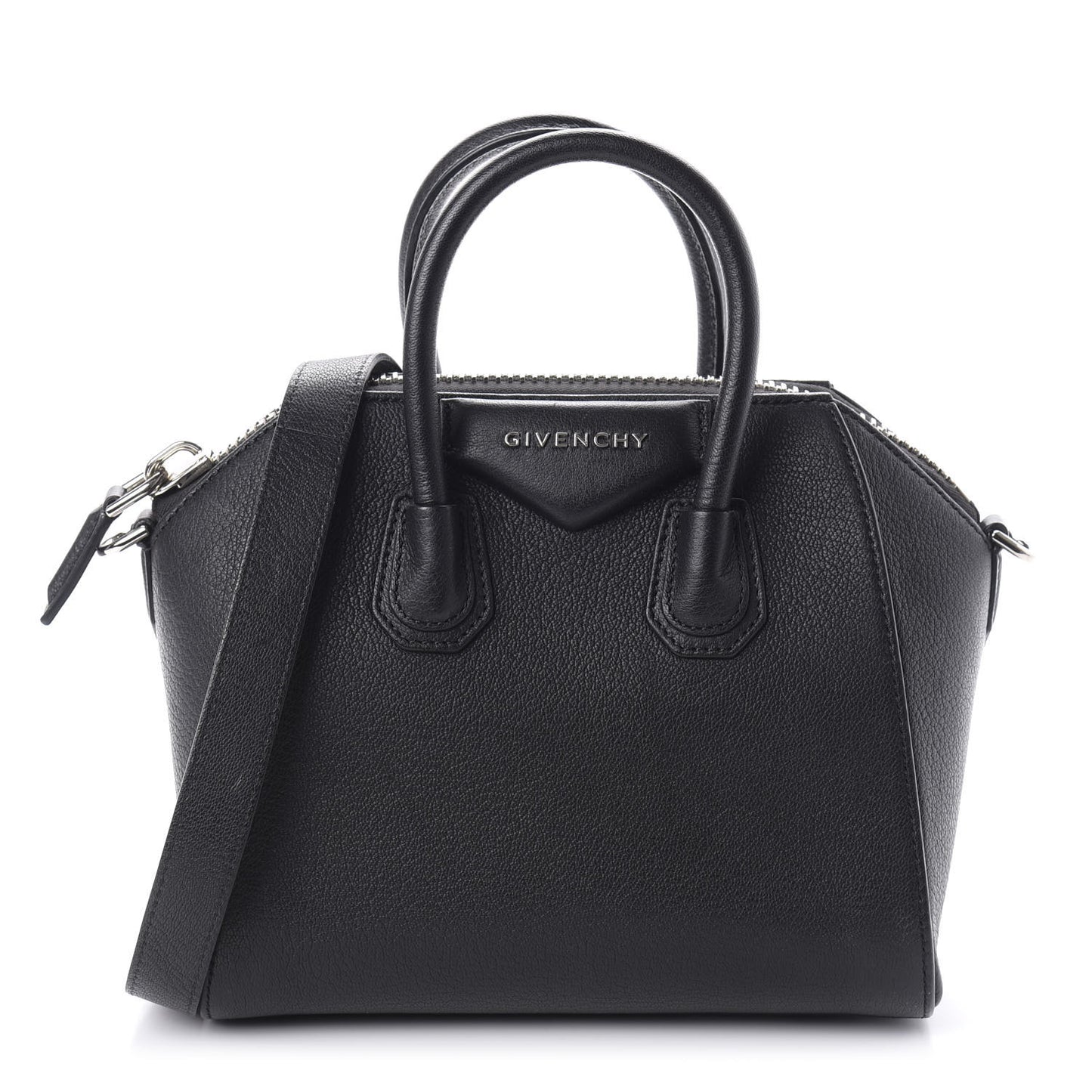 Sugar Goatskin Mini Antigona Black