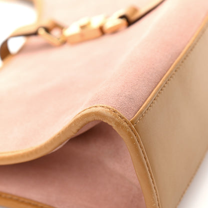 Gucci Suede Bardot Shoulder Bag Pink 13 of 15