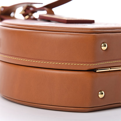 Louis Vuitton Calfskin Catogram Petite Boite Chapeau Tan 7 of 12