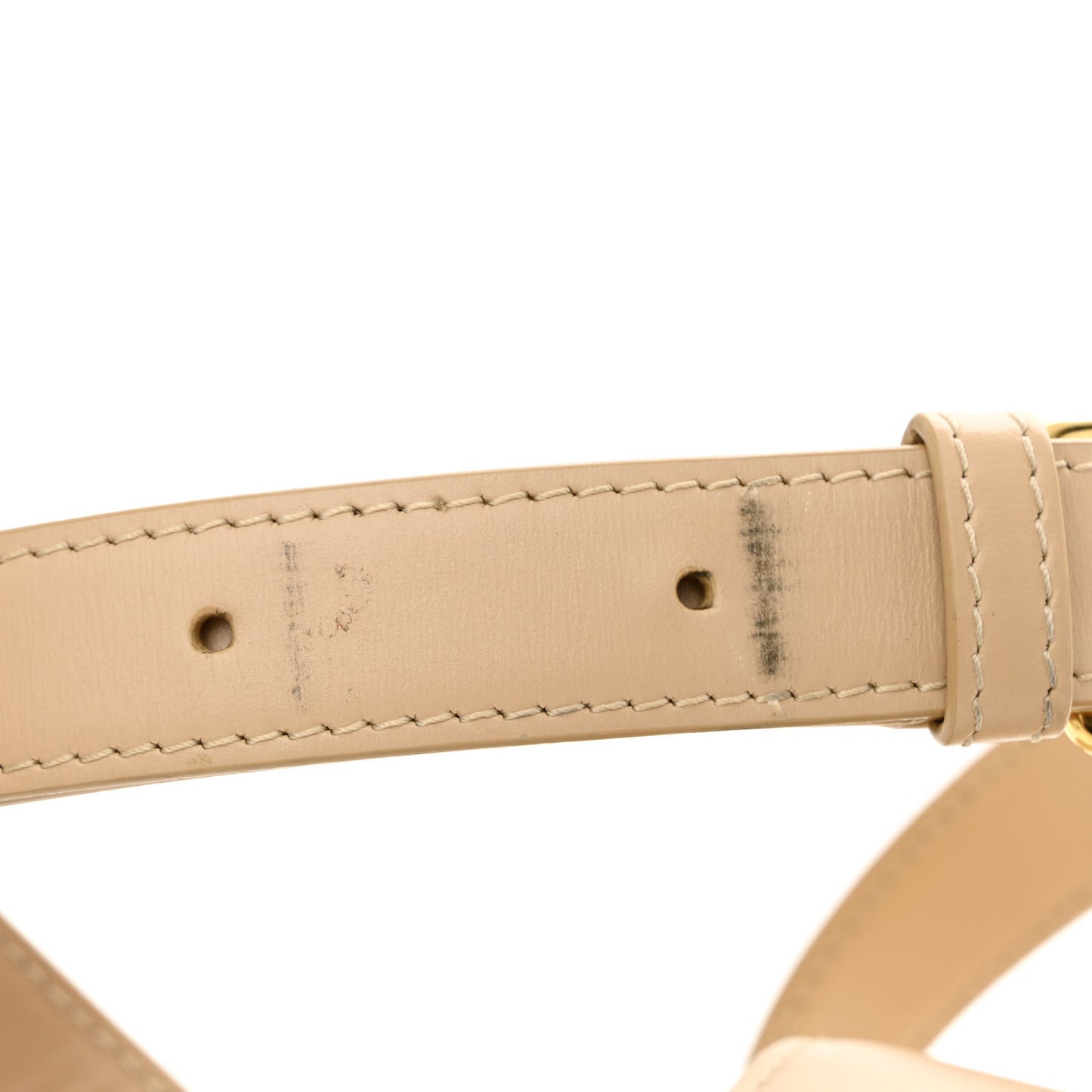 Shiny Calfskin Medium Triomphe Nude