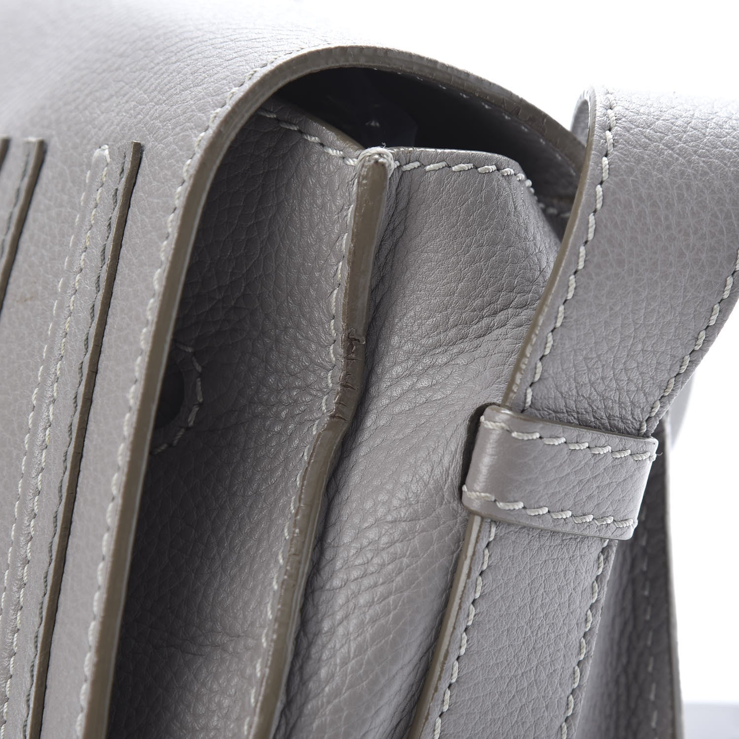 Chloe Calfskin Medium Marcie Round Crossbody Bag Cashmere Grey 12 of 18