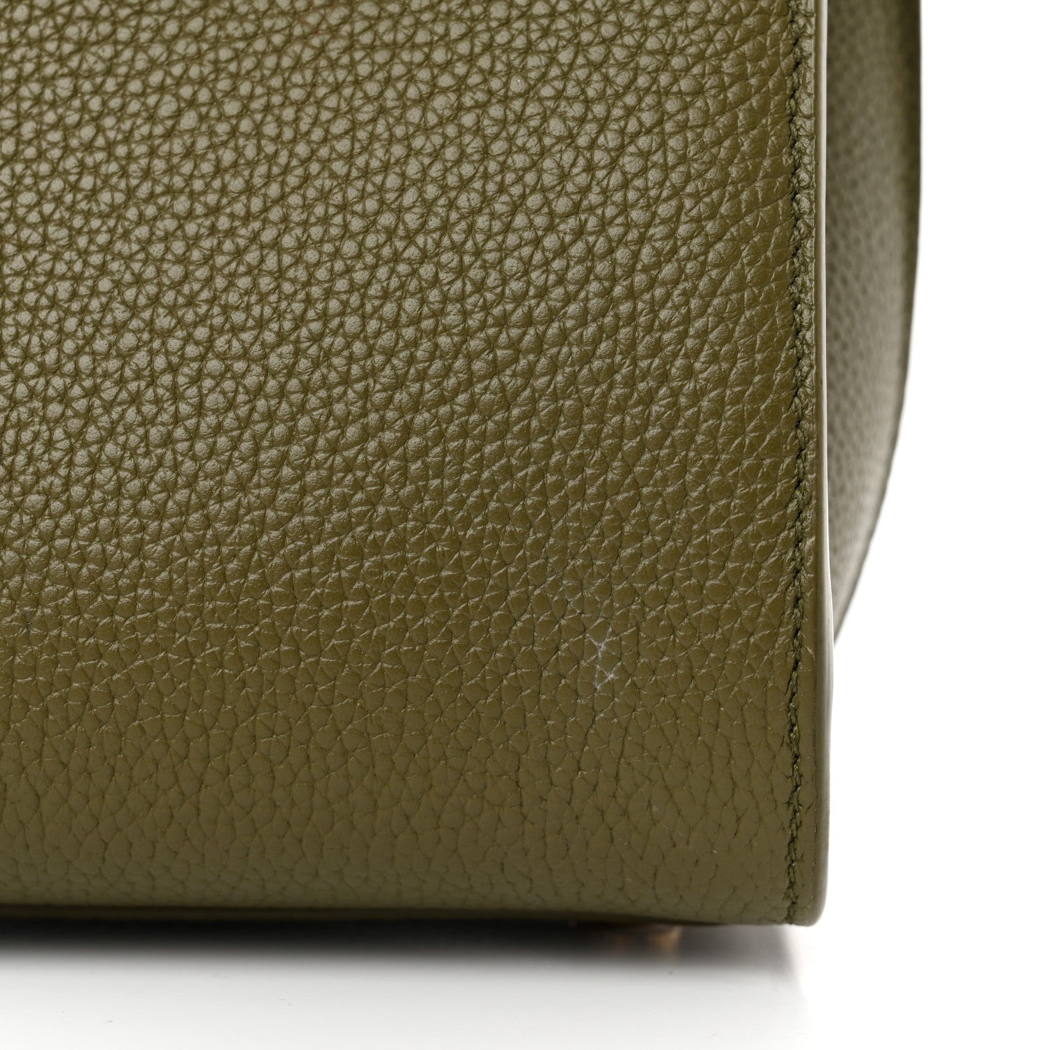 Saint Laurent Grained Calfskin Nano Supple Sac De Jour Green 12 of 15
