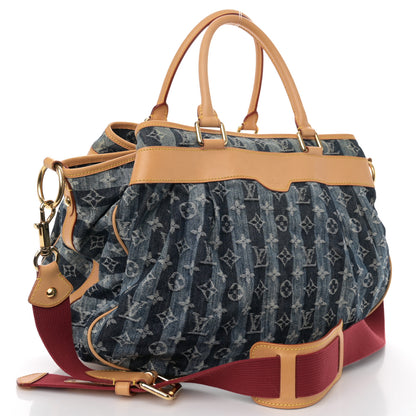 Louis Vuitton Denim Raye Cabas GM 3 of 10