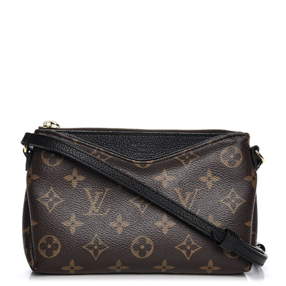 Louis Vuitton Monogram Pallas Crossbody Black 1 of 7