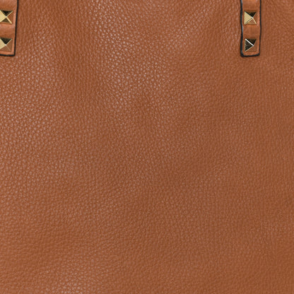 Valentino Garavani Grained Calfskin Medium Rockstud Reversible Tote Parrot Light Cuir 11 of 19