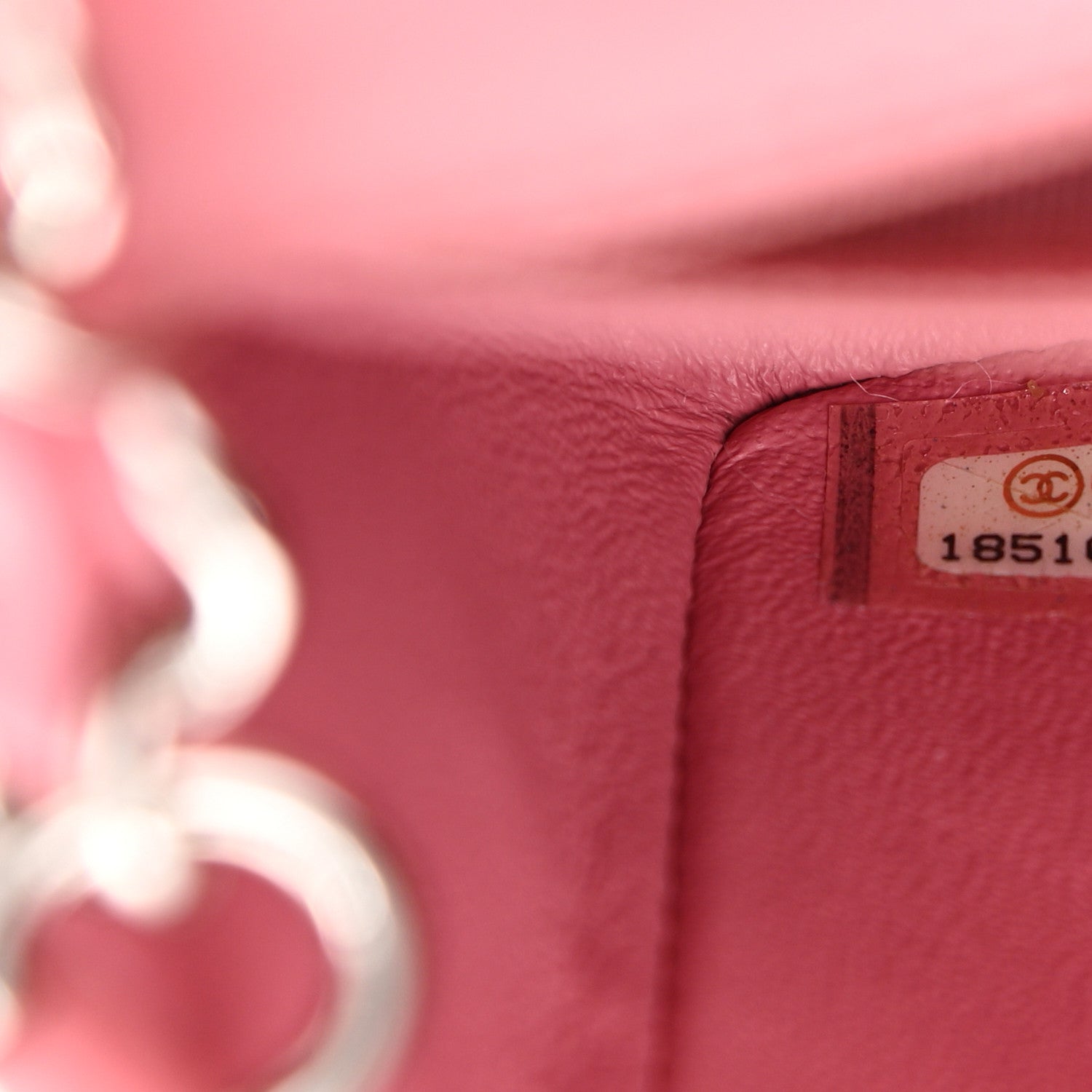 Chanel Lambskin Quilted Mini Rectangular Flap Pink 7 of 11