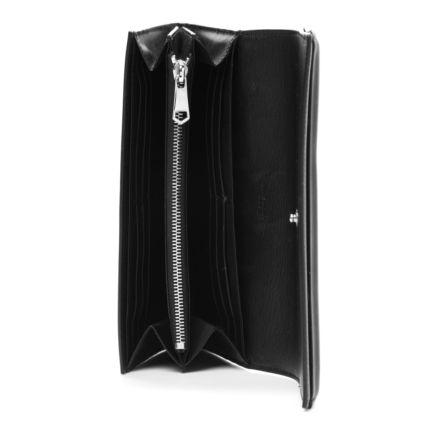 Givenchy Smooth Calfskin Horizon Continental Wallet Black 5 of 14