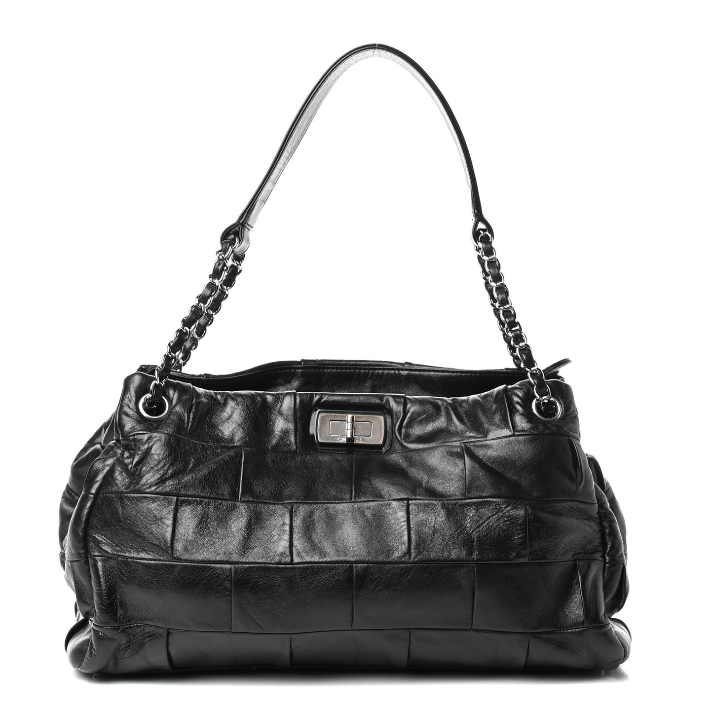 Lambskin Igloo Shoulder Bag Black