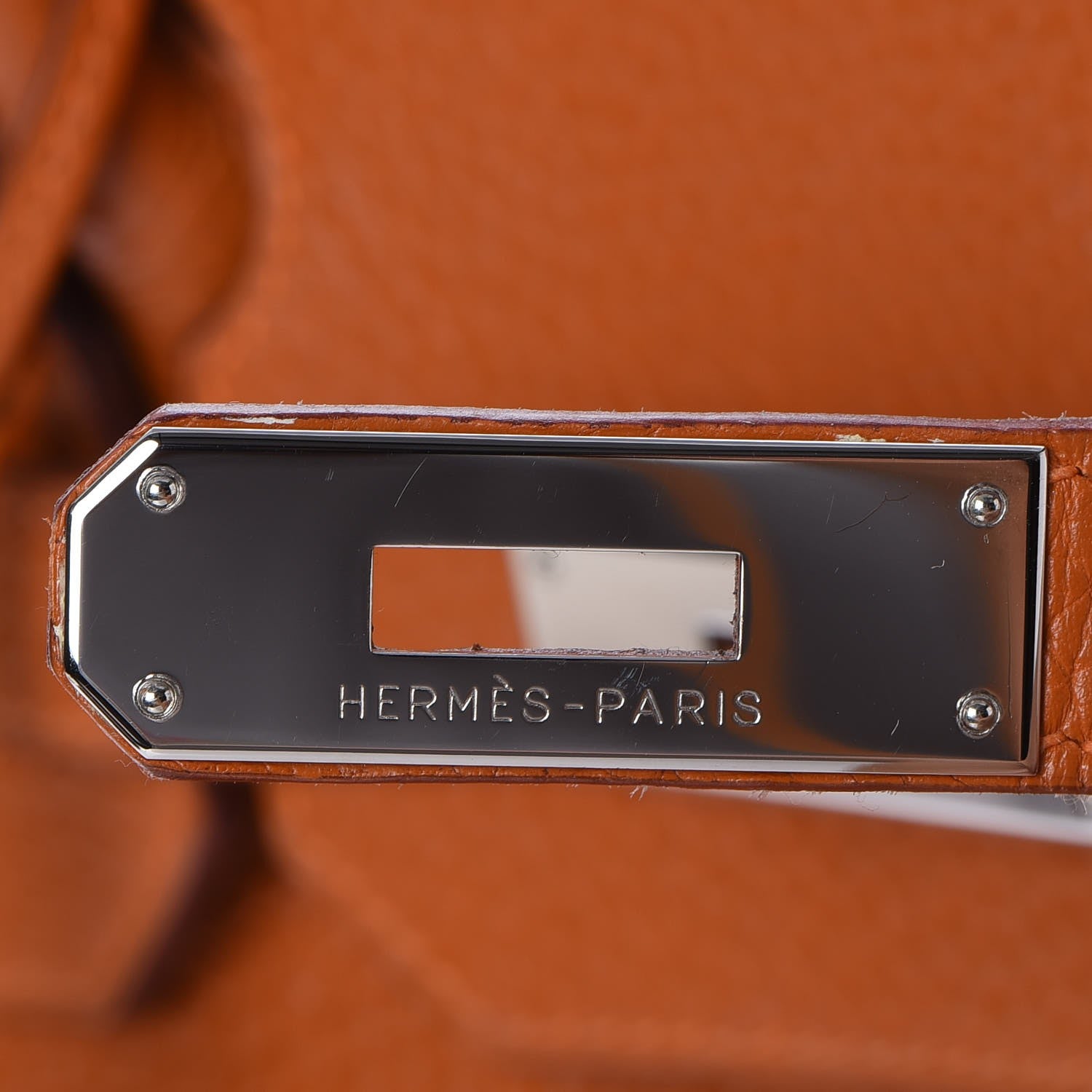 Hermes Taurillon Clemence HAC Birkin 32 Potiron 16 of 33