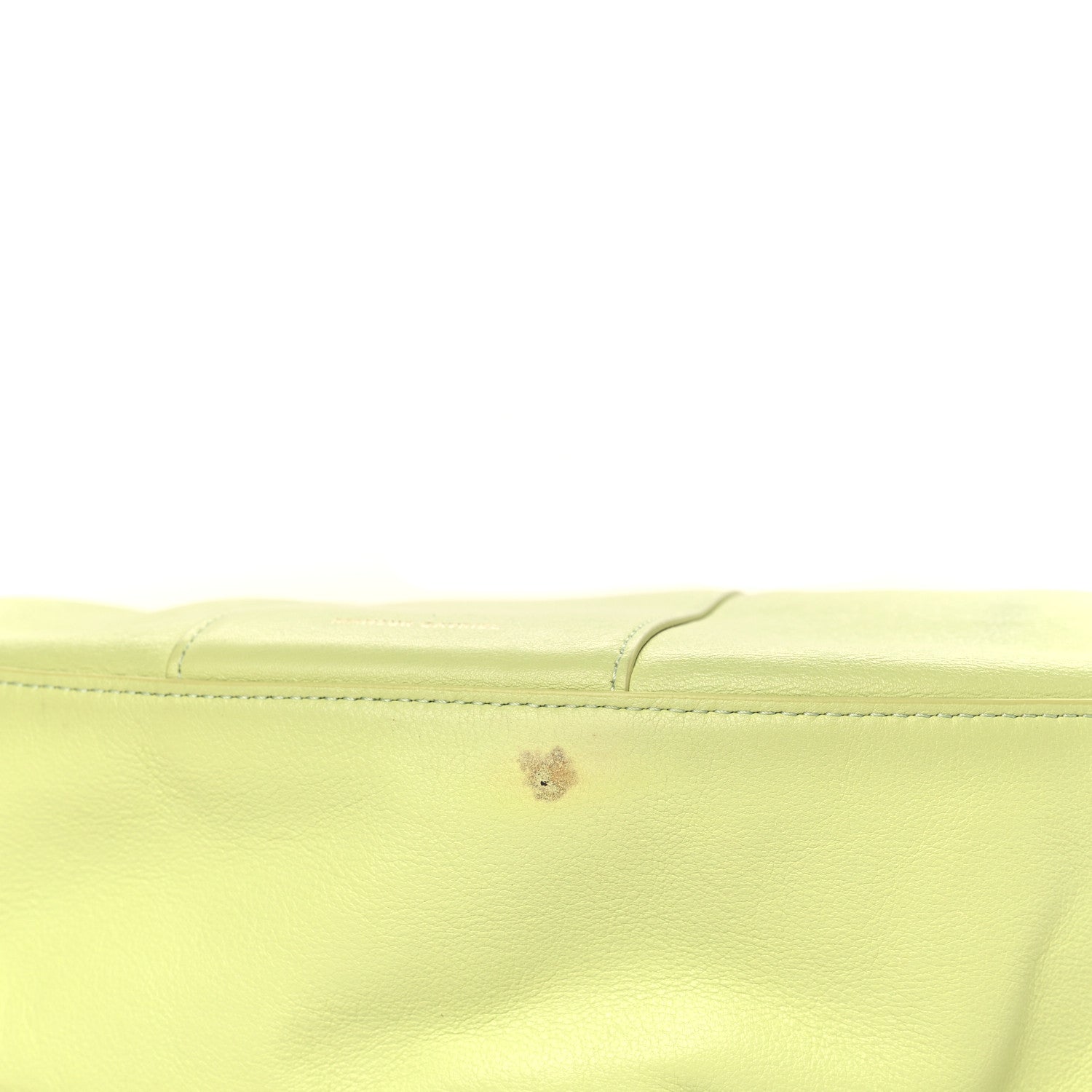 Mansur Gavriel Tumbled Calfskin Lilium Bag Mint 10 of 10