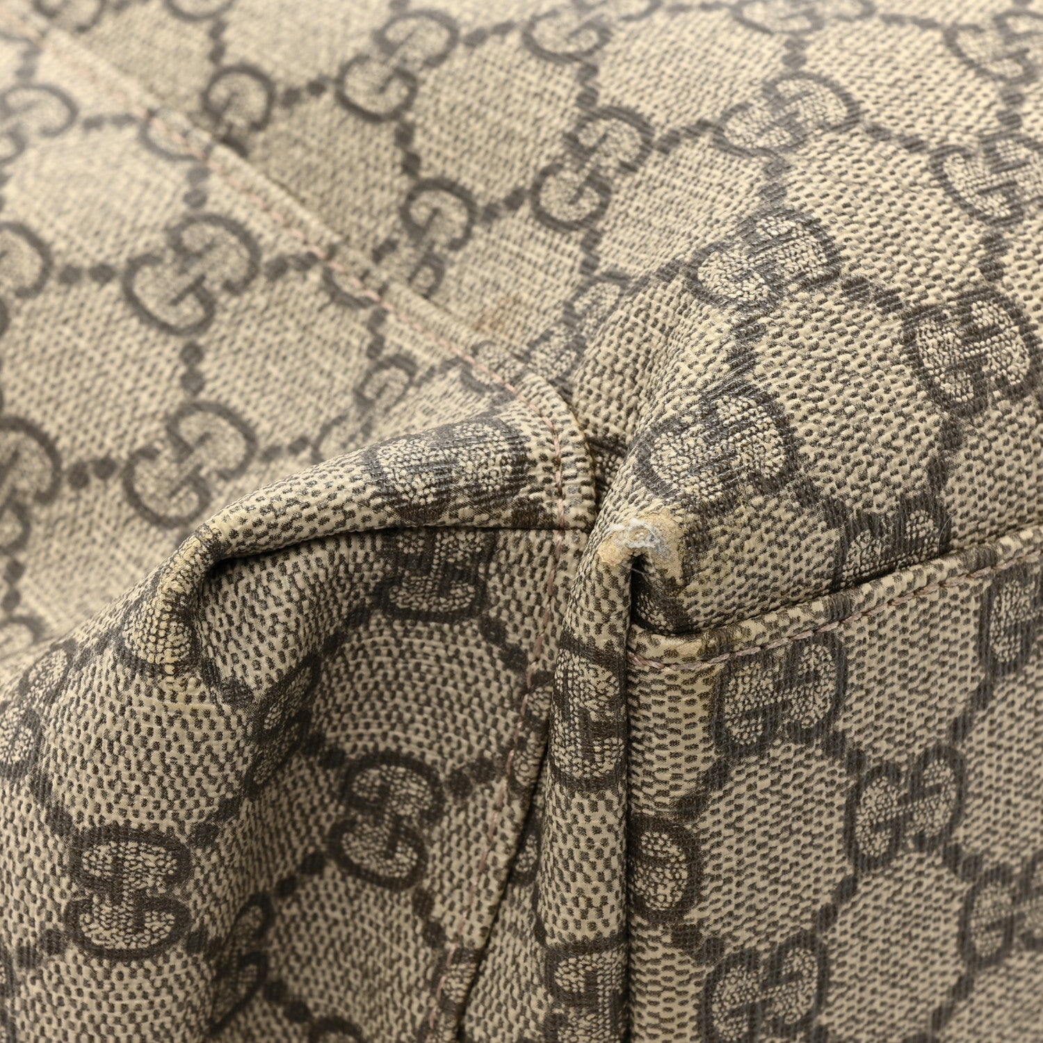Gucci GG Plus Monogram Messenger Diaper Bag Dark Brown 13 of 14