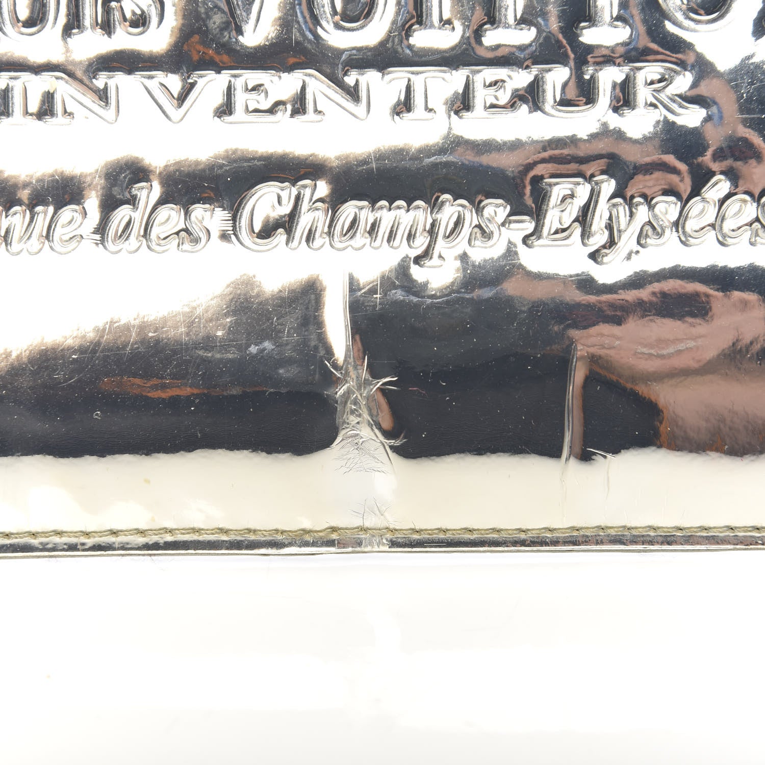 Louis Vuitton Monogram Miroir Inventeur Pochette Plat Silver 9 of 11