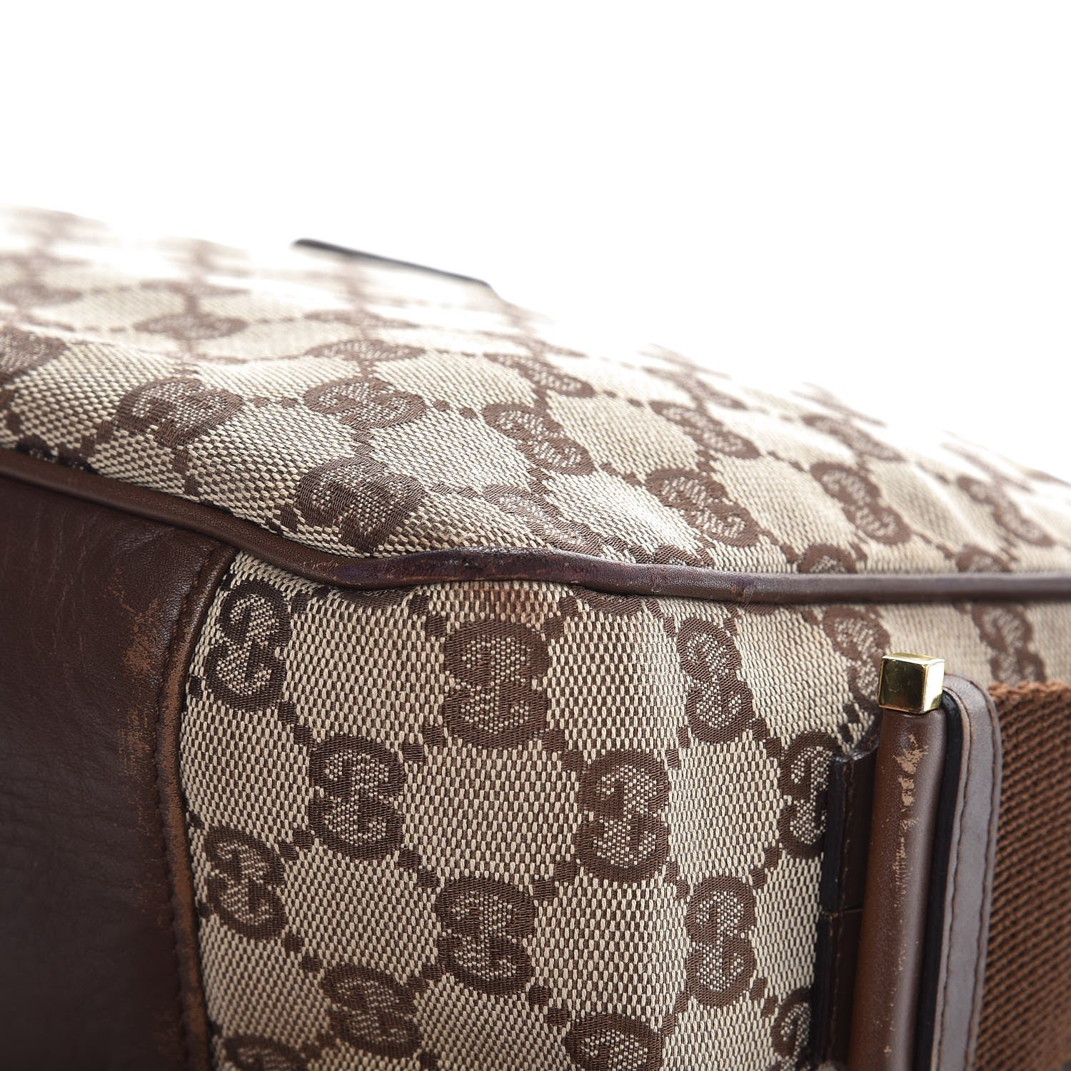 Gucci Monogram Hobo Brown 13 of 14