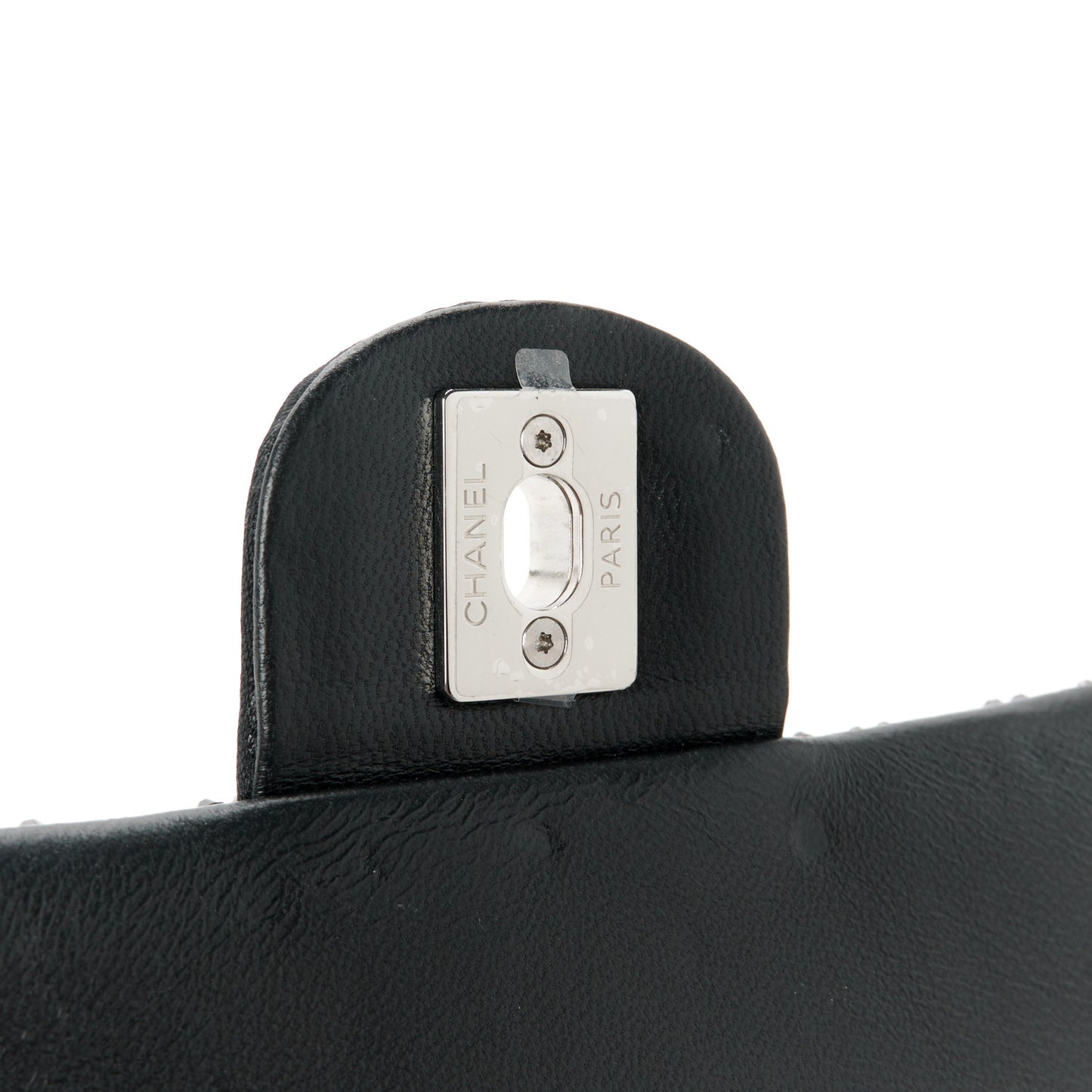 Satin Diamante Lucky Symbols Evening Flap Bag Black