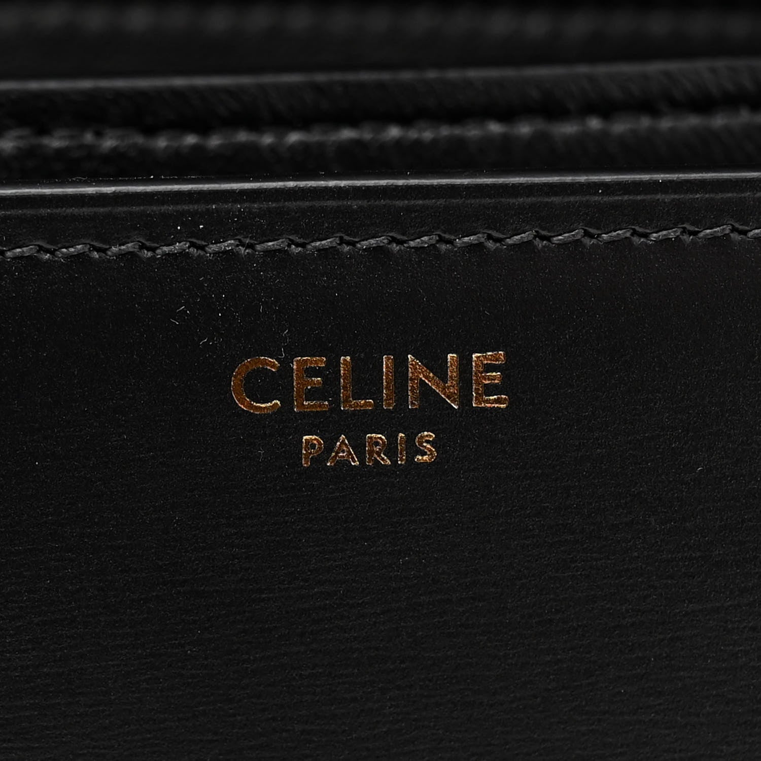 Celine Box Calfskin Medium Classic Box Flap Bag Black 6 of 12