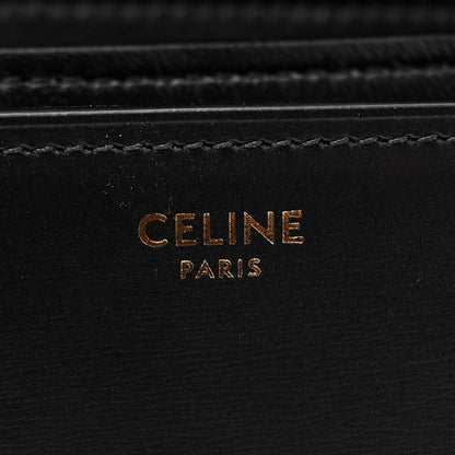 Celine Box Calfskin Medium Classic Box Flap Bag Black 6 of 12