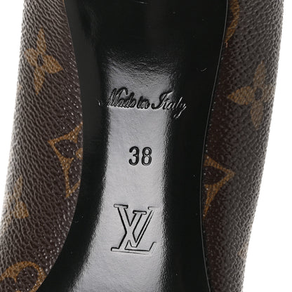 Louis Vuitton Reverse Monogram Cherie Pumps 38 6 of 7