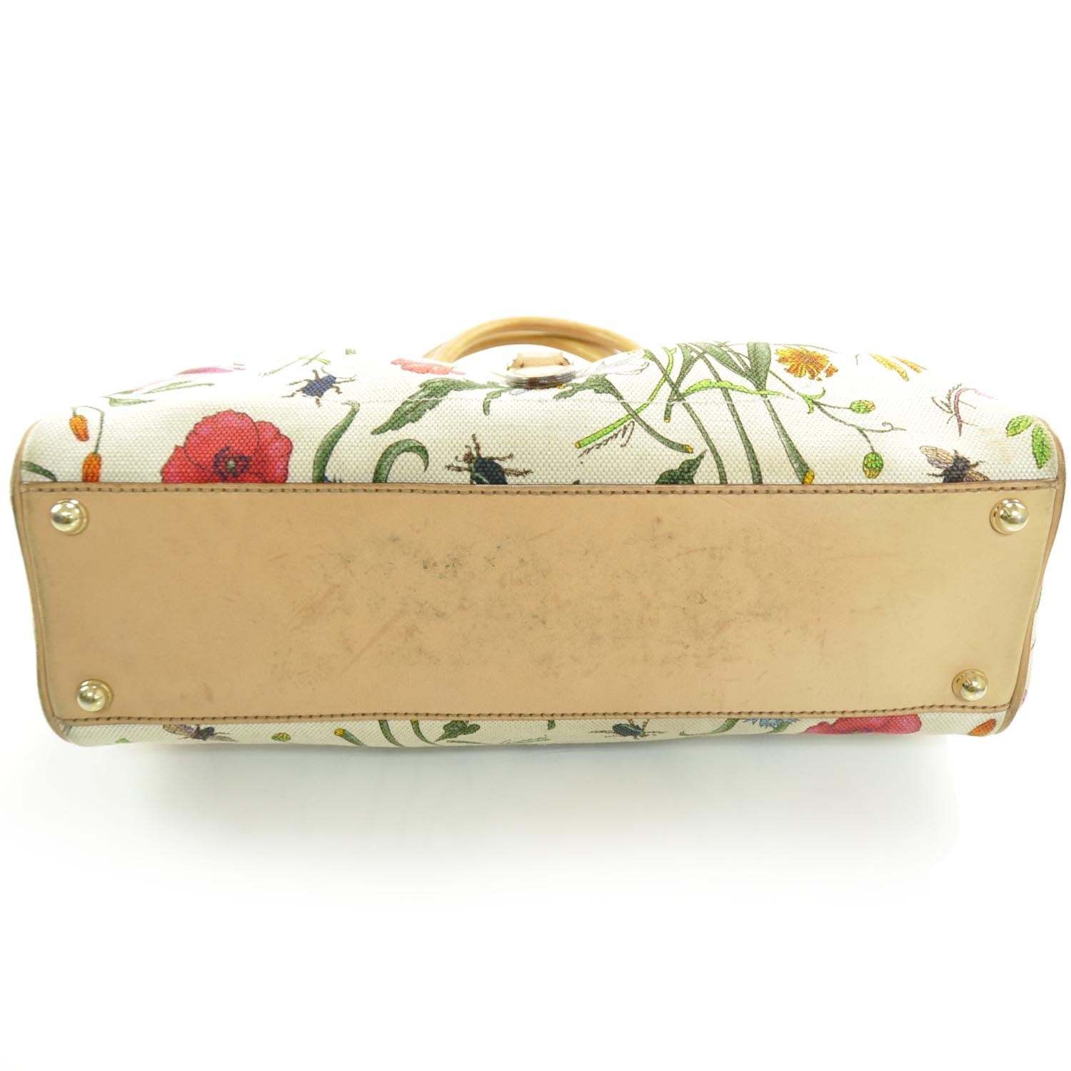 Gucci Canvas Flora Floral Bardot 4 of 8