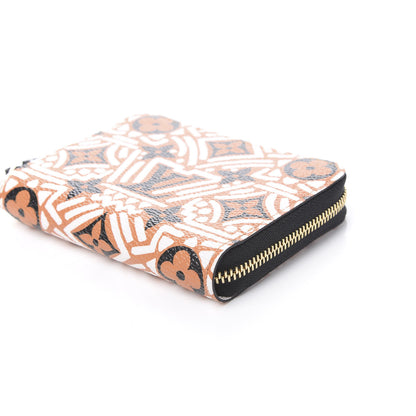 Louis Vuitton Monogram Giant Crafty Zippy Coin Purse Creme Caramel 9 of 10