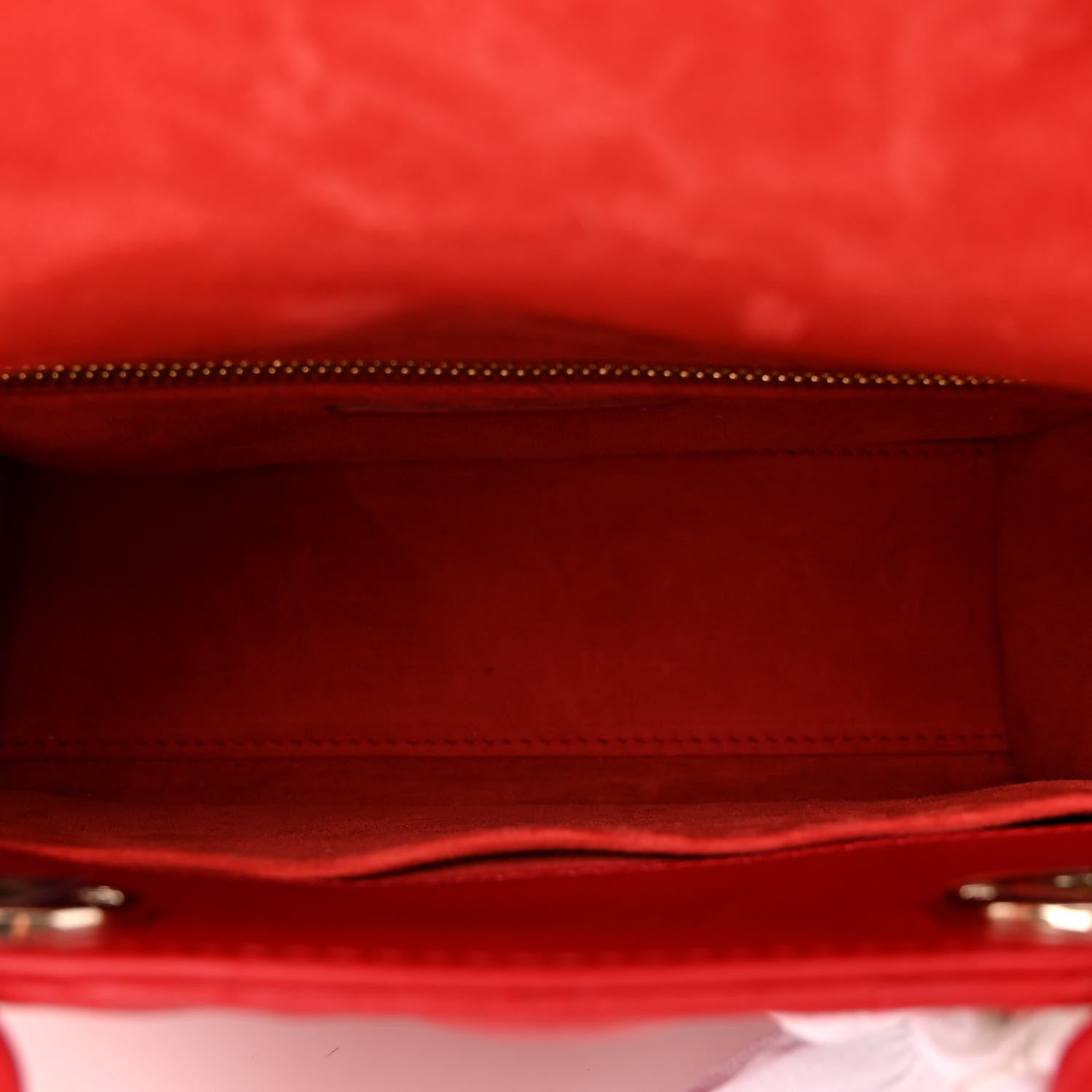 Christian Dior Lambskin Cannage Small My ABCDior Lady Dior Red 5 of 9