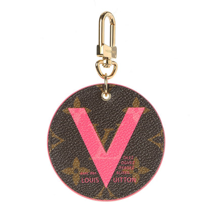 Louis Vuitton Monogram Illustre V Bag Charm Key Ring Grenade 1 of 5
