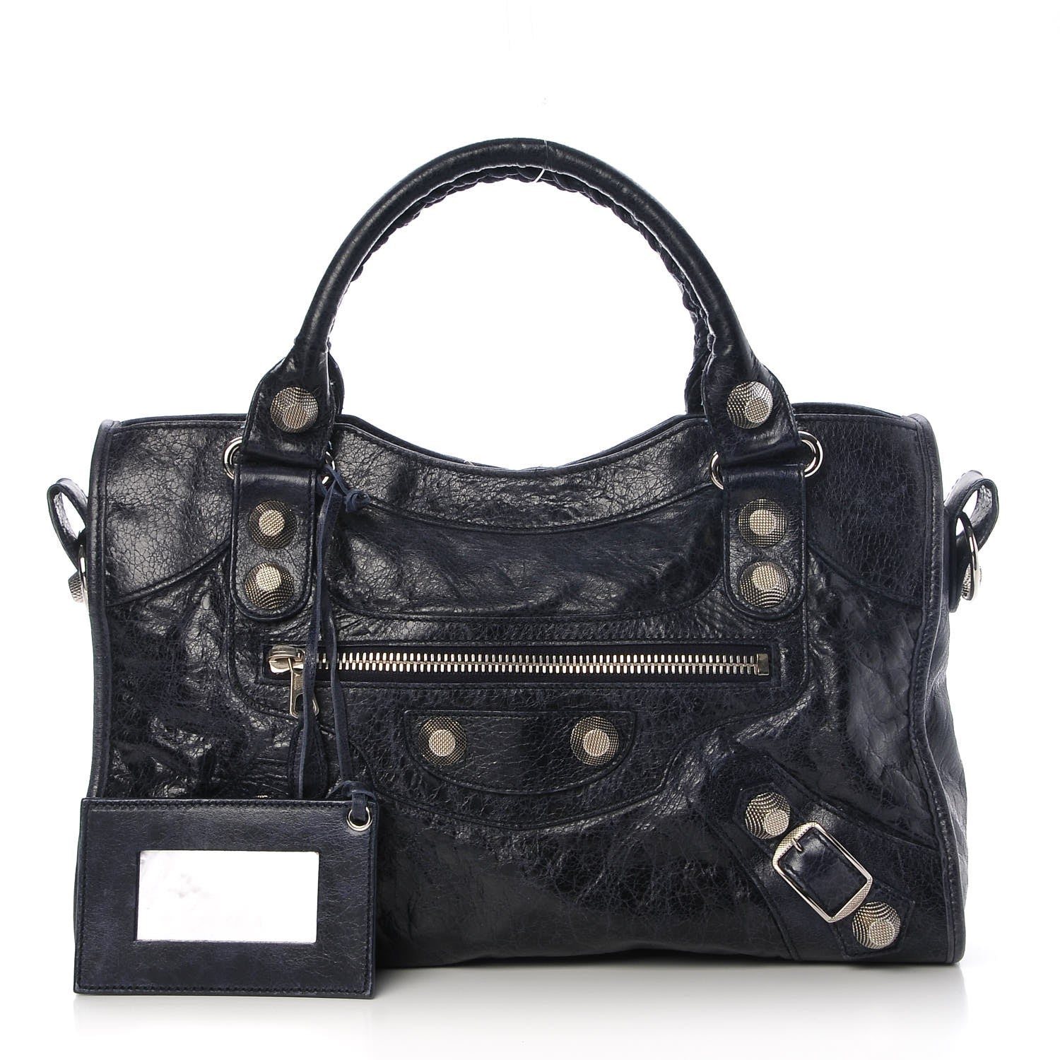 Balenciaga Agneau Giant 21 Silver Hardware City Marine 1 of 7