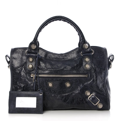Balenciaga Agneau Giant 21 Silver Hardware City Marine 1 of 7