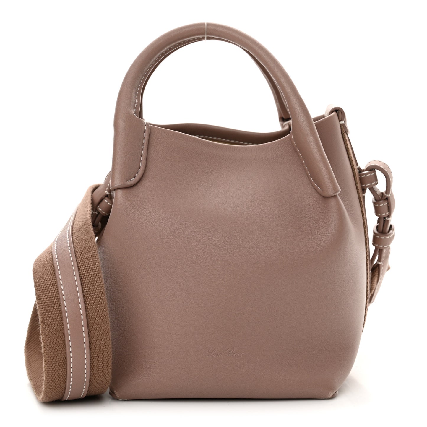 Smooth Calfskin Micro Bale Bag Turtle Rose
